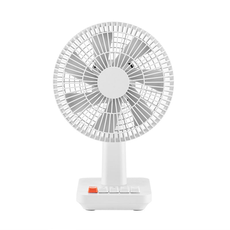 Retro Desk Fan with 90° Auto Oscillation