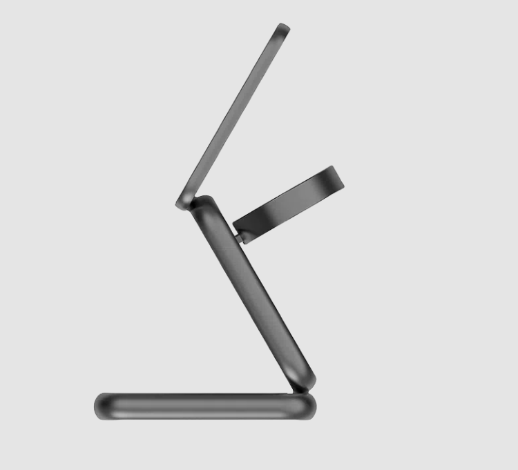 Foldaway 3-In-1 Qi2 Aluminum Alloy Wireless Charger