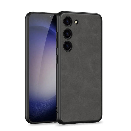 Electroplated Leather Phone Case For Samsung S24 S23