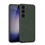 Electroplated Leather Phone Case For Samsung S24 S23