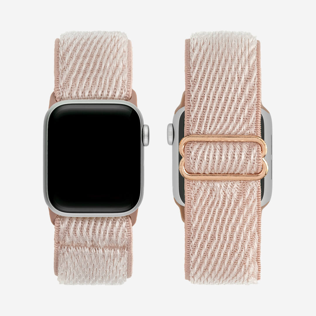 Malibu Nylon Loop Apple Watch Band - Cloud Pink