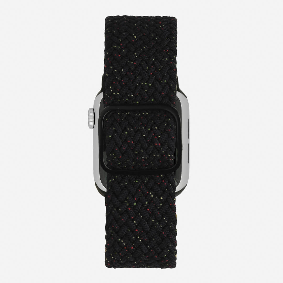 Maui Braided Loop Apple Watch Band - Black Unity