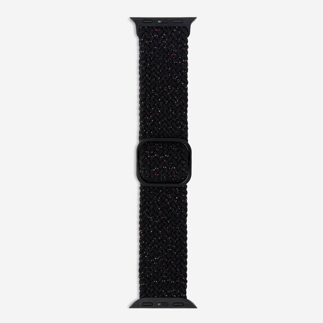 Maui Braided Loop Apple Watch Band - Black Unity