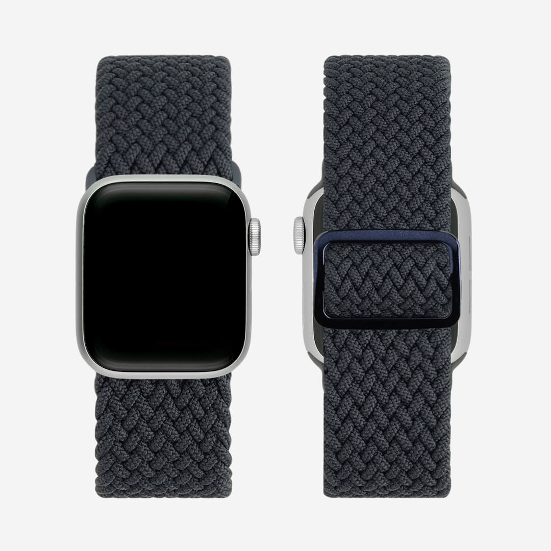 Maui Braided Loop Apple Watch Band - Charcoal