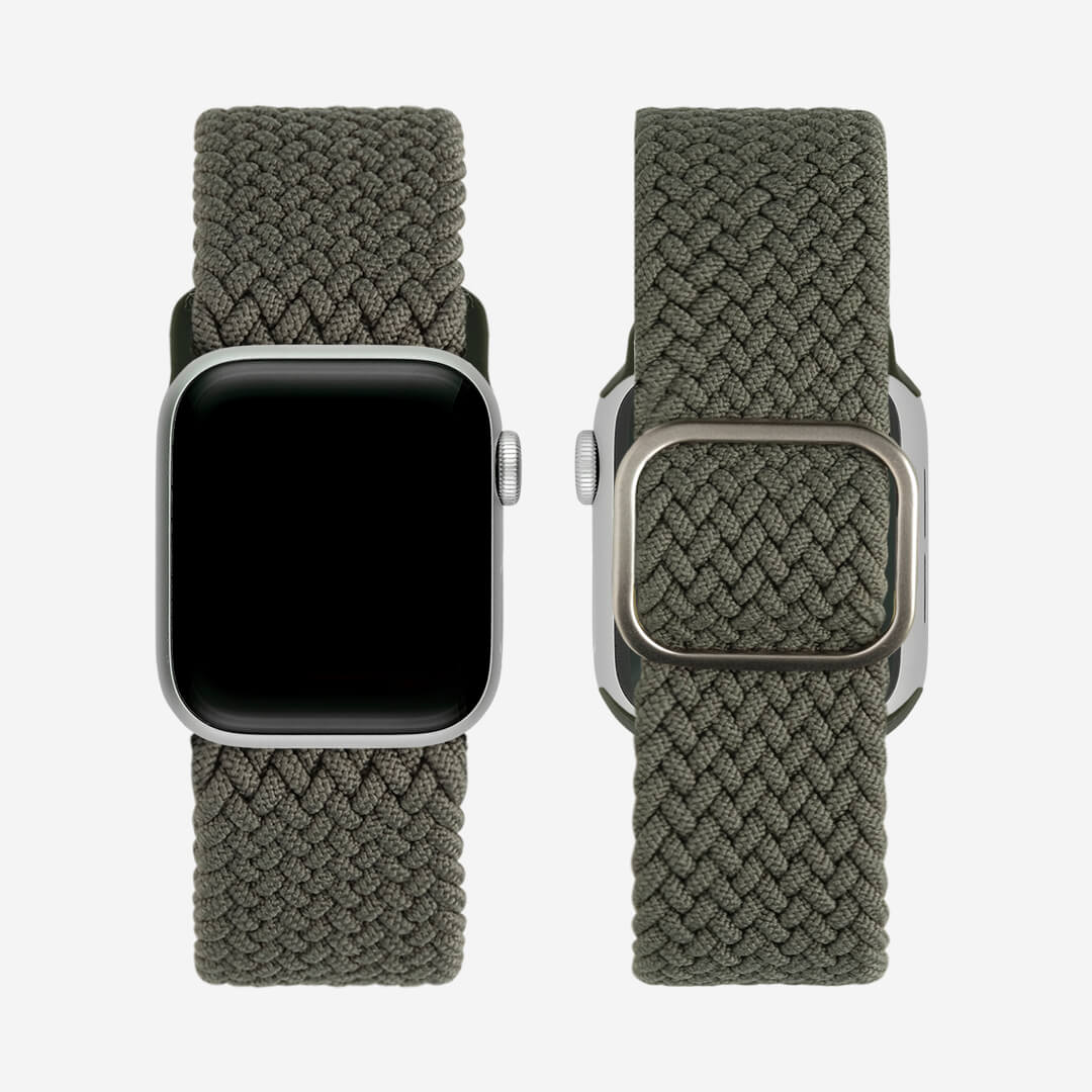 Maui Braided Loop Apple Watch Band - Inverness Green