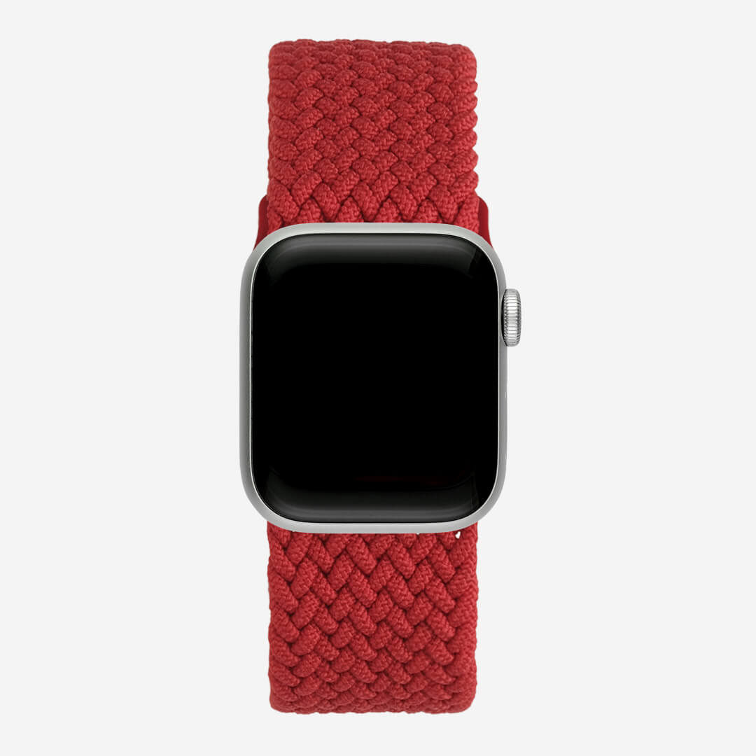 Maui Braided Loop Apple Watch Band - Red