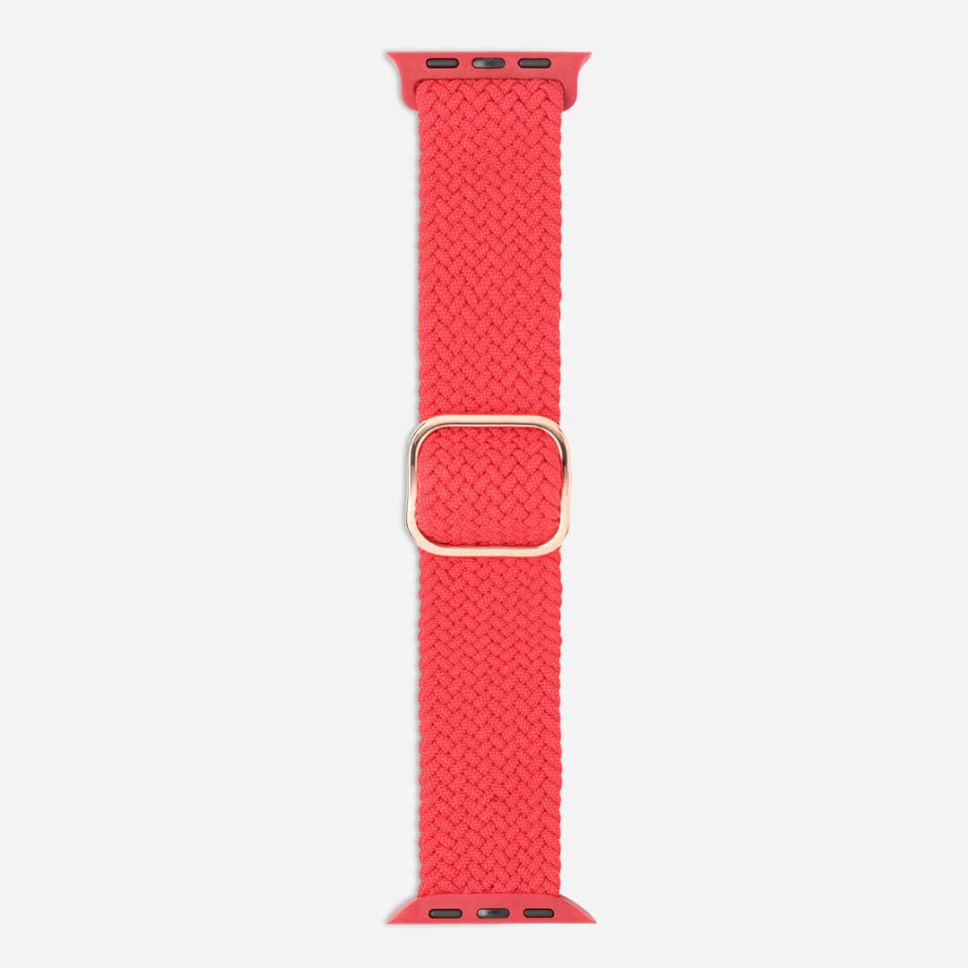 Maui Braided Loop Apple Watch Band - Red