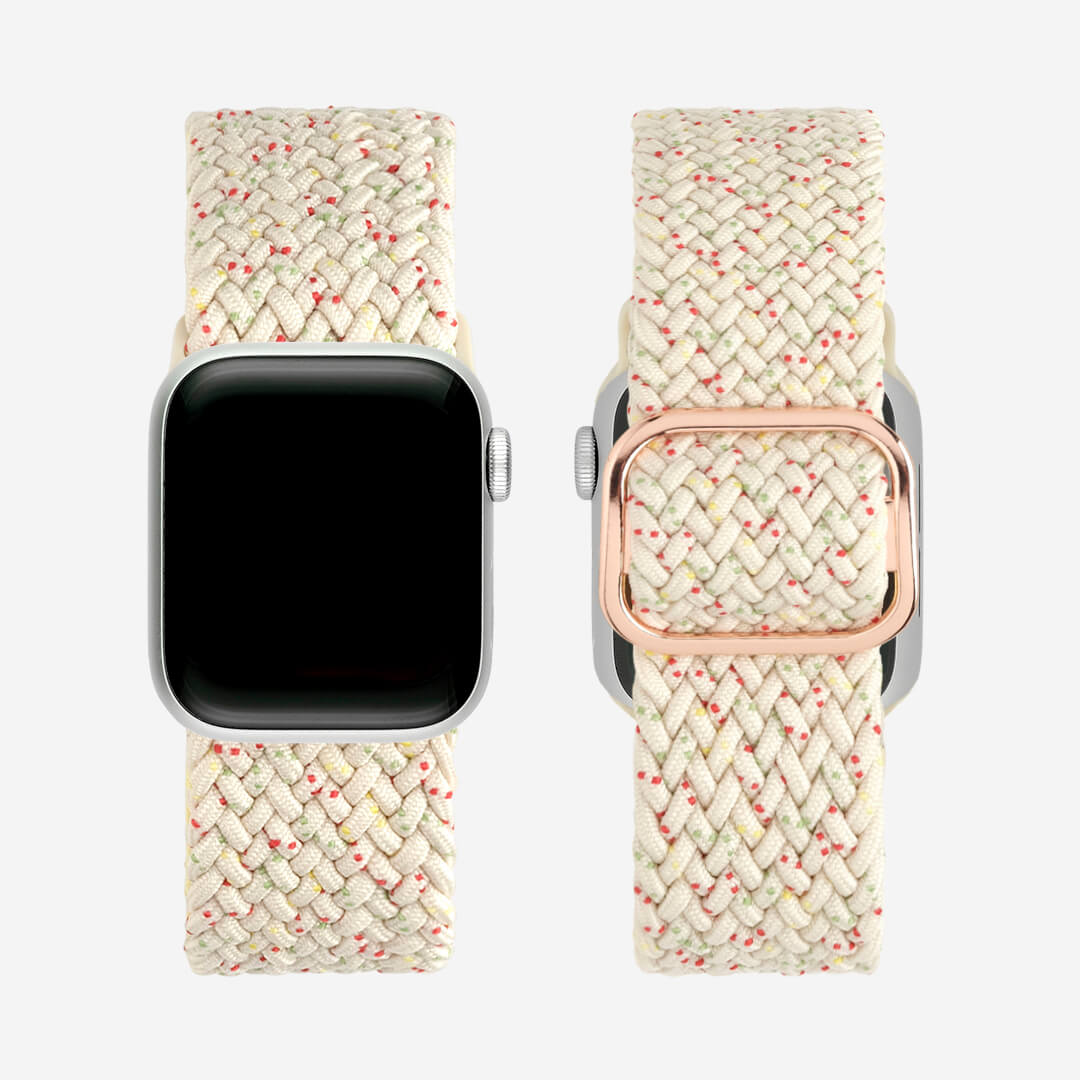 Maui Braided Loop Apple Watch Band - Star Unity / Rose Gold