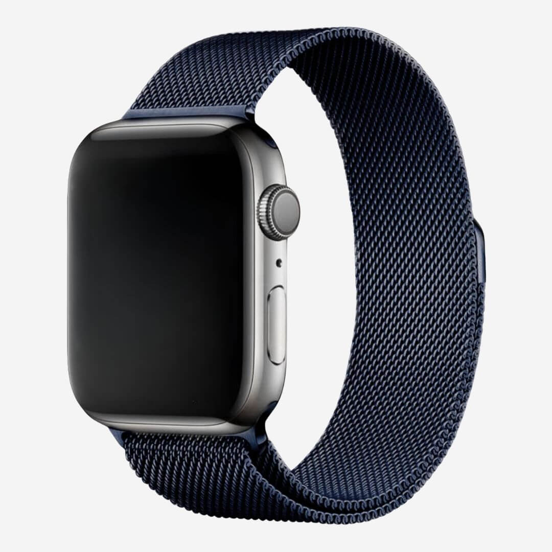 Milanese Loop Apple Watch Band - Midnight