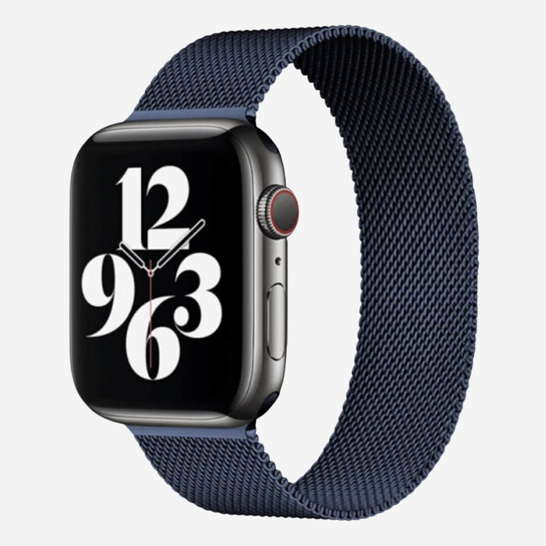 Milanese Loop Apple Watch Band - Midnight