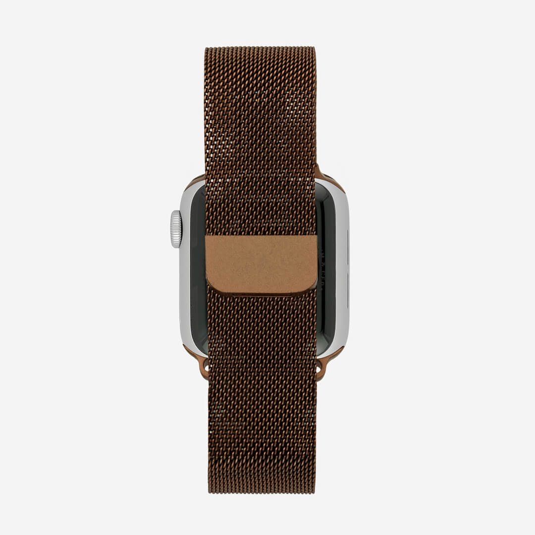 Milanese Loop Apple Watch Band - Bronze