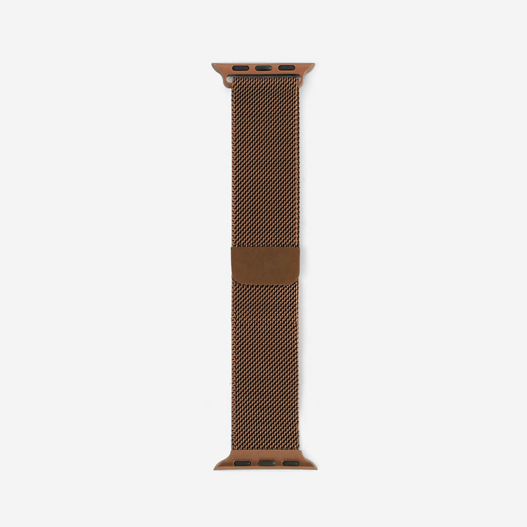 Milanese Loop Apple Watch Band - Bronze