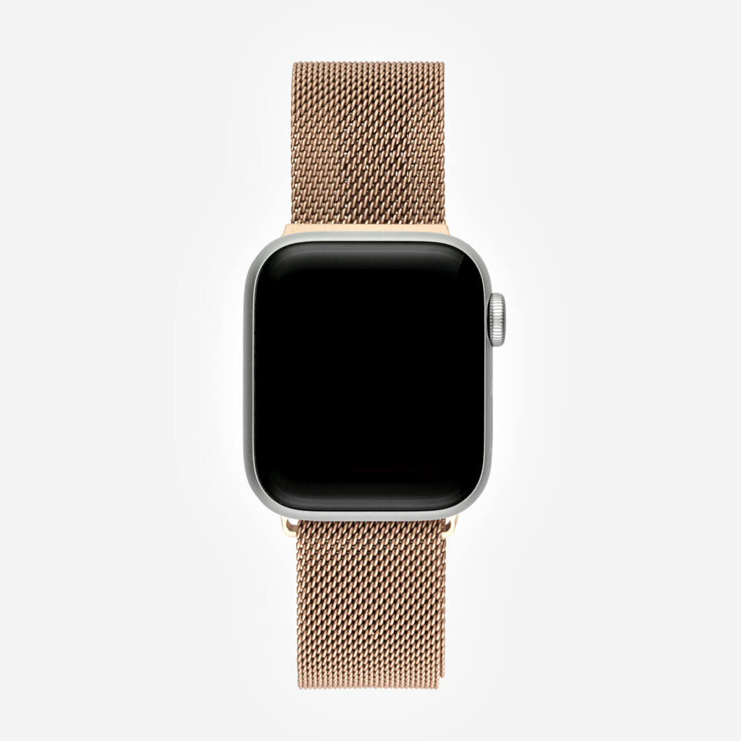 Milanese Loop Apple Watch Band - Champagne Rose Gold