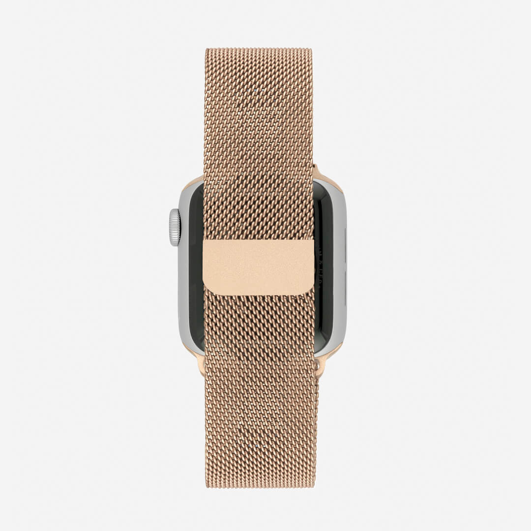 Milanese Loop Apple Watch Band - Champagne Rose Gold