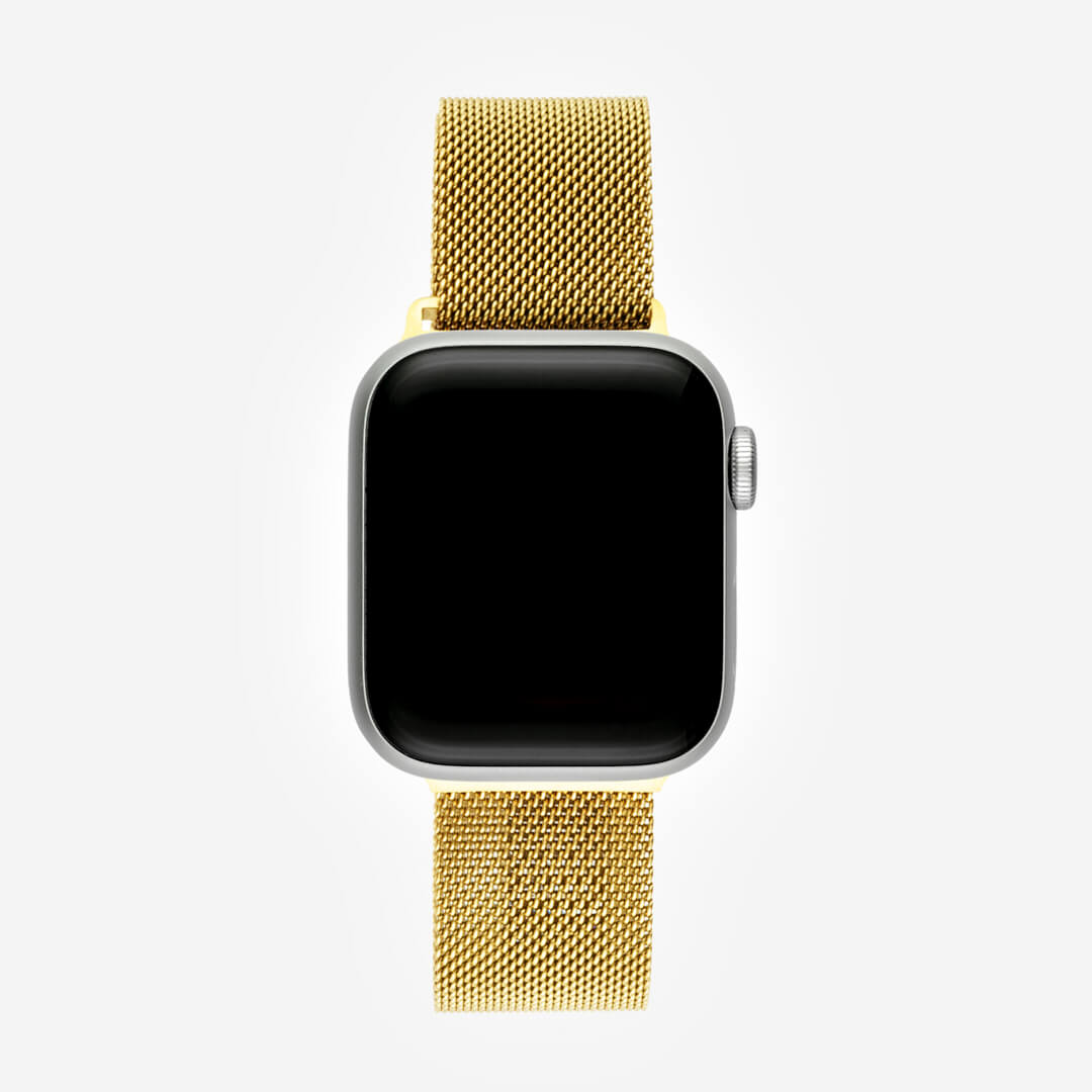 Milanese Loop Apple Watch Band - Gold