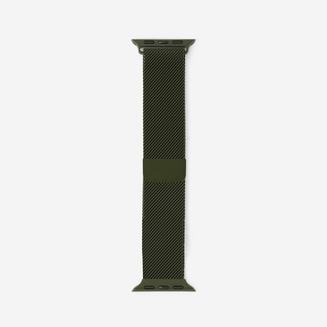 Milanese Loop Apple Watch Band - Green