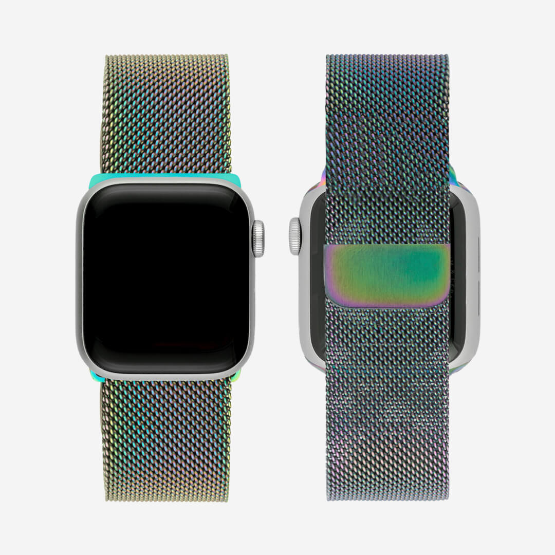 Milanese Loop Apple Watch Band - Pearlescent