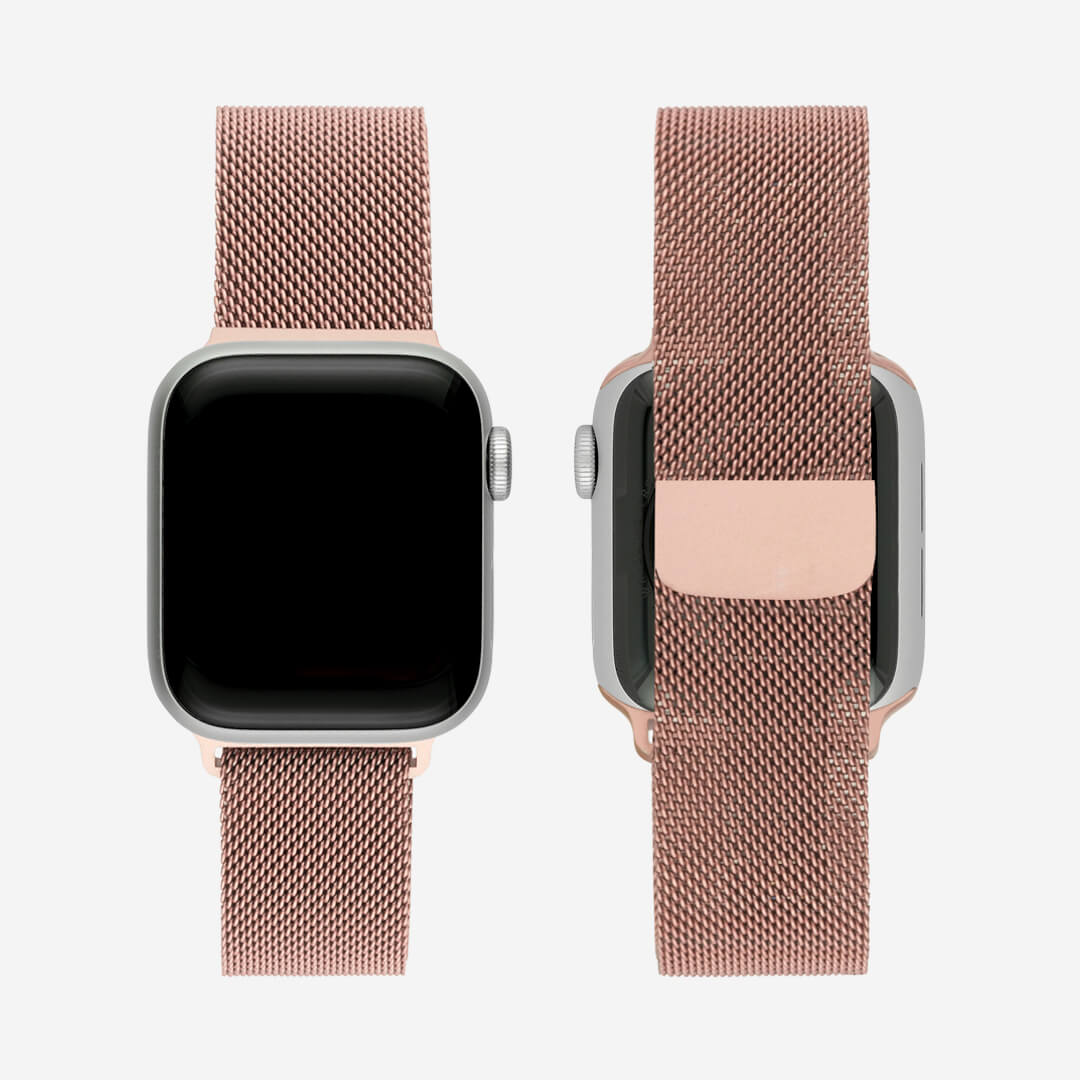 Milanese Loop Apple Watch Band - Rose Gold