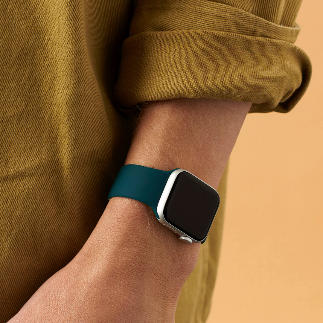 Classic Silicone Apple Watch Band - Emerald