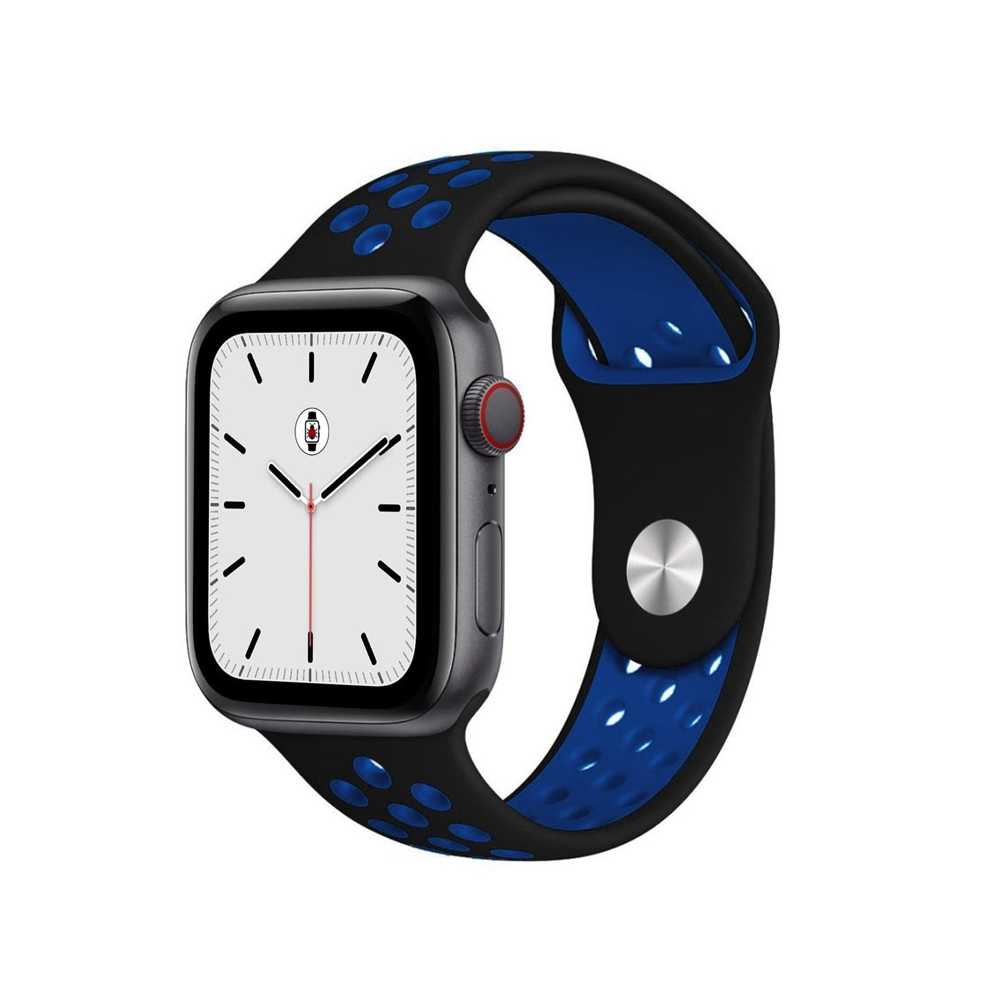 Black & Blue Sport Fit Apple Watch Band