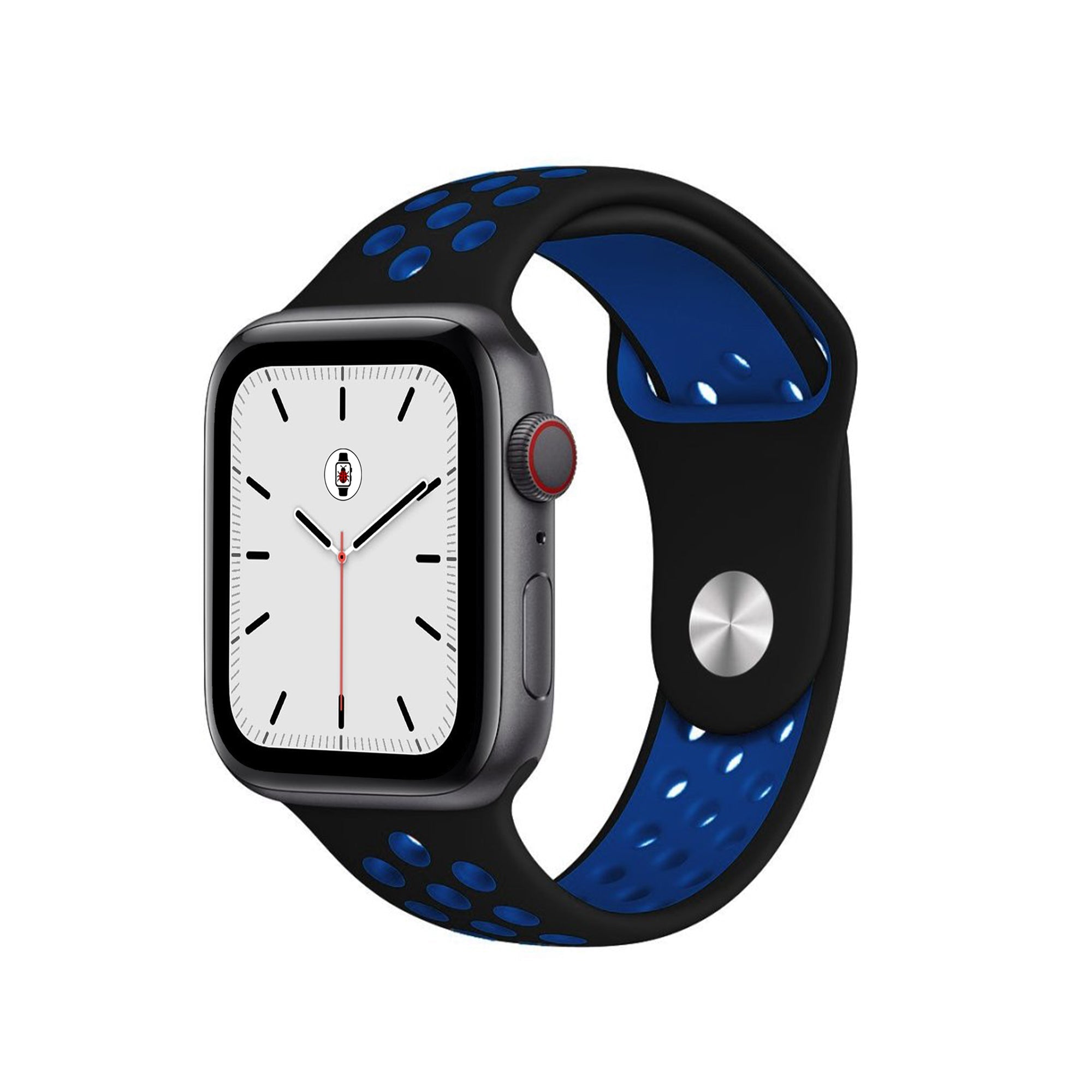 Black & Blue Sport Fit Apple Watch Band