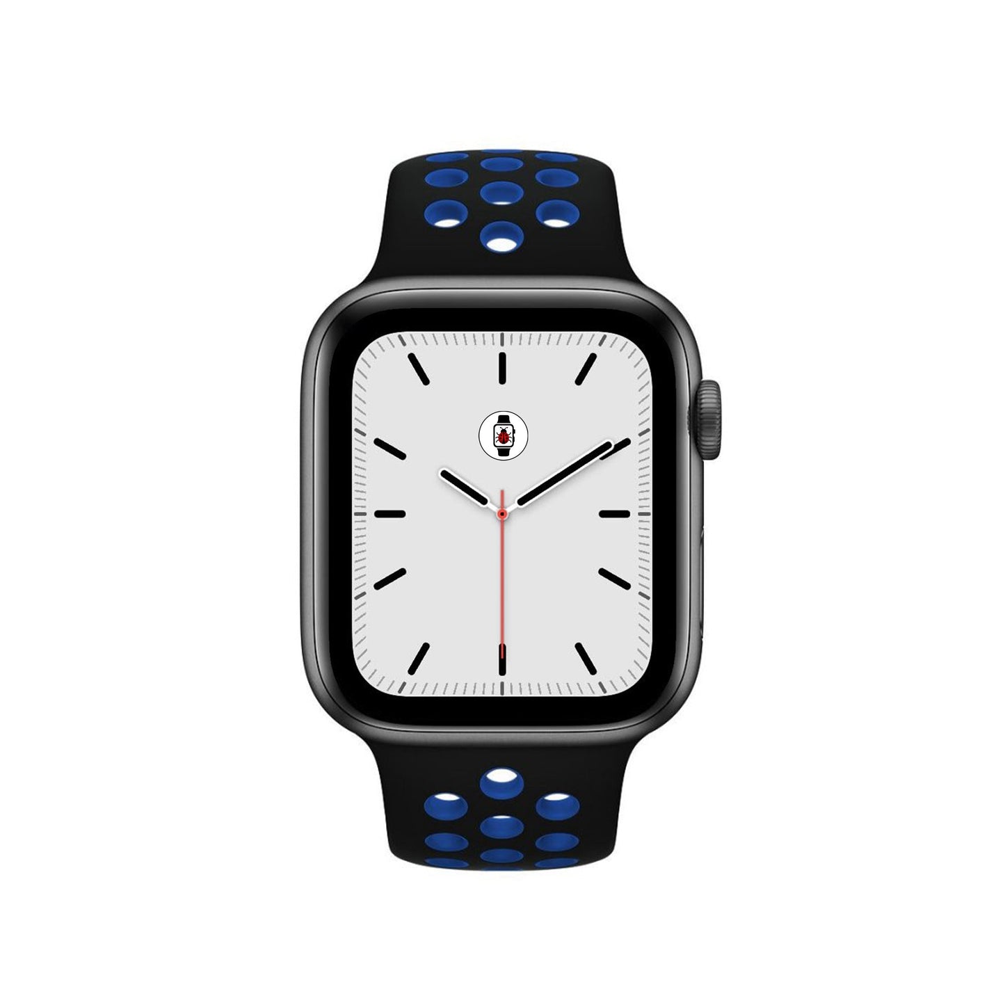 Black & Blue Sport Fit Apple Watch Band