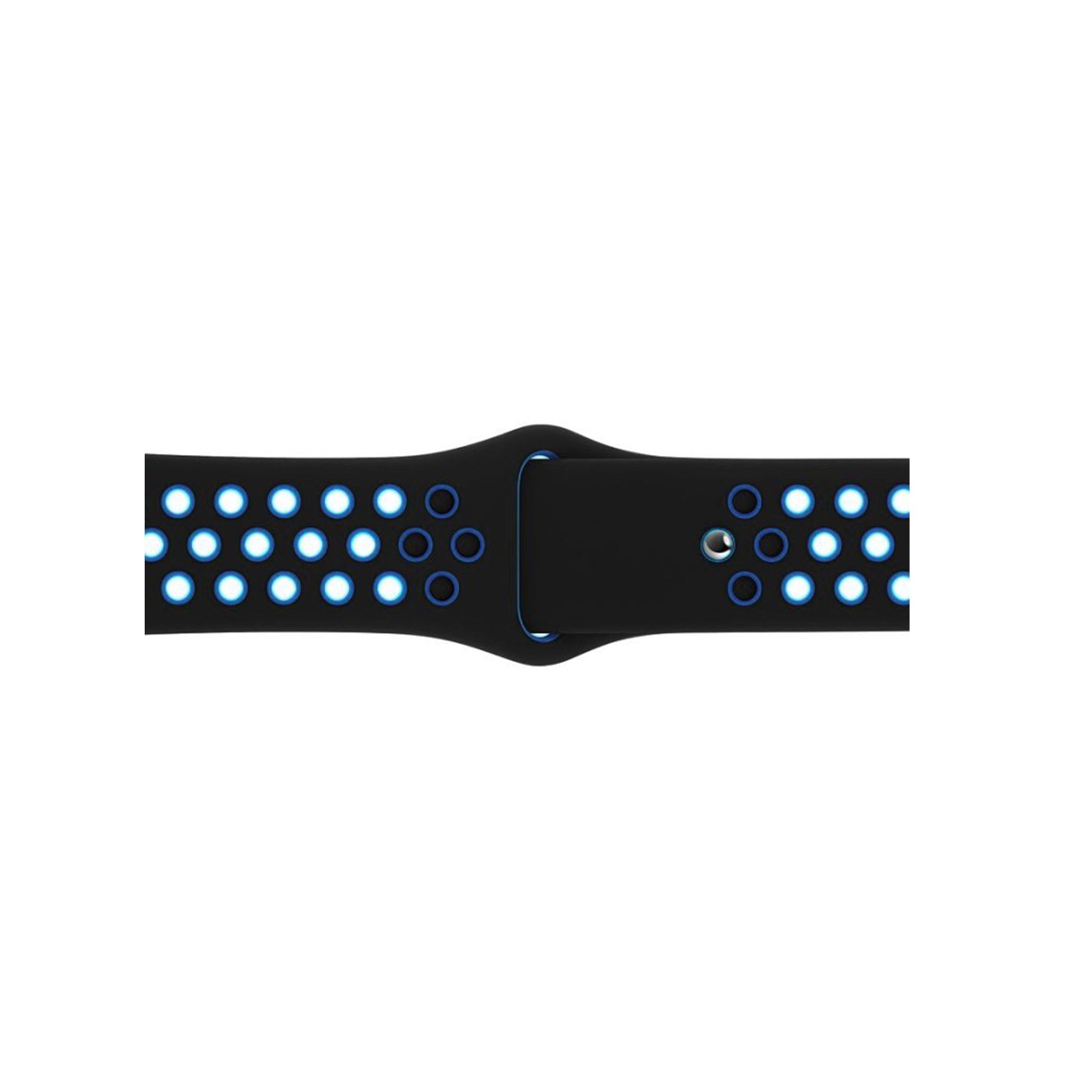 Black & Blue Sport Fit Apple Watch Band