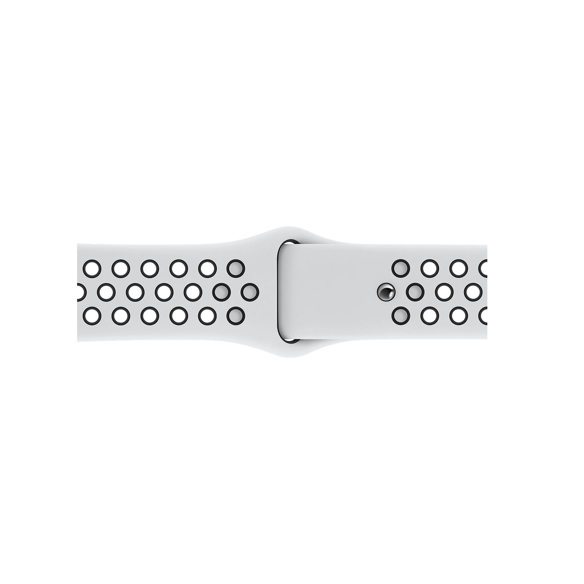 White & Black Sport Fit Apple Watch Band