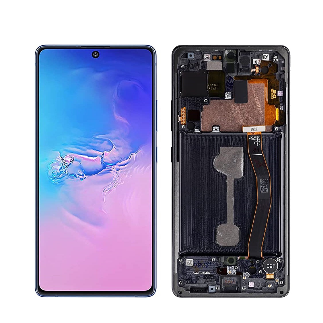 AMOLED Display Assembly With Frame for Samsung Galaxy S10 Lite