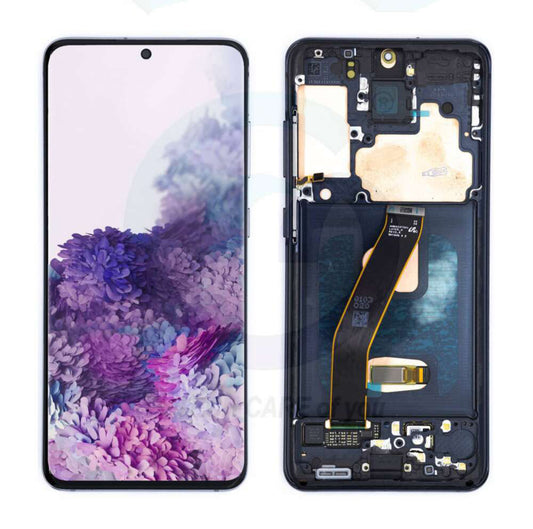 AMOLED Display Assembly With Frame for Samsung Galaxy S20