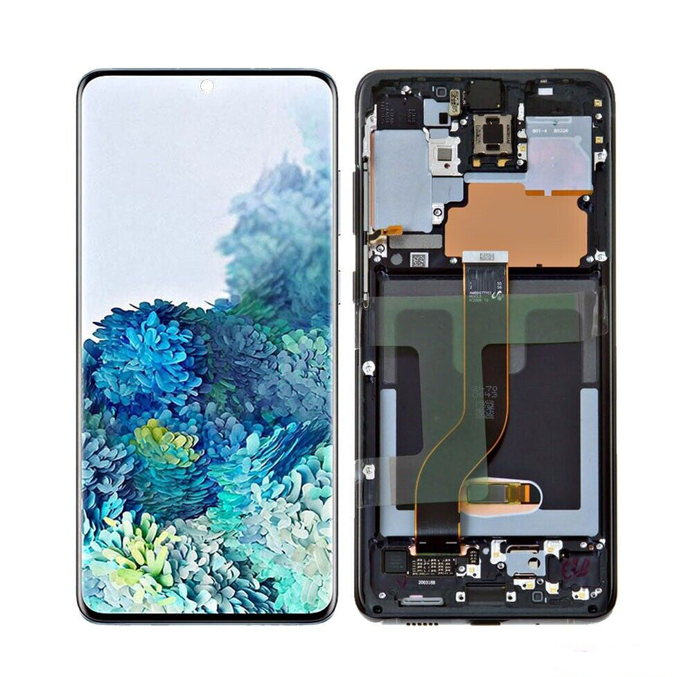 AMOLED Display Assembly With Frame for Samsung Galaxy S20 Plus