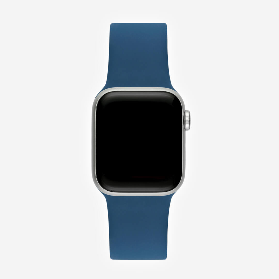 Classic Silicone Apple Watch Band - Abyss Blue