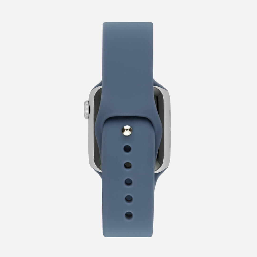 Classic Silicone Apple Watch Band - Alaskan Blue