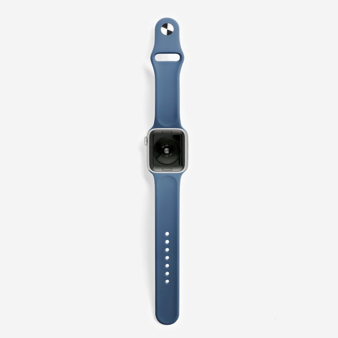 Classic Silicone Apple Watch Band - Alaskan Blue