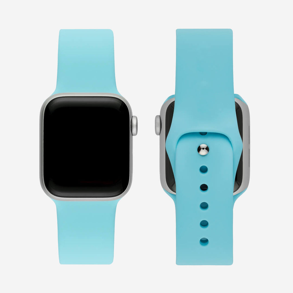 Classic Silicone Apple Watch Band - Aqua