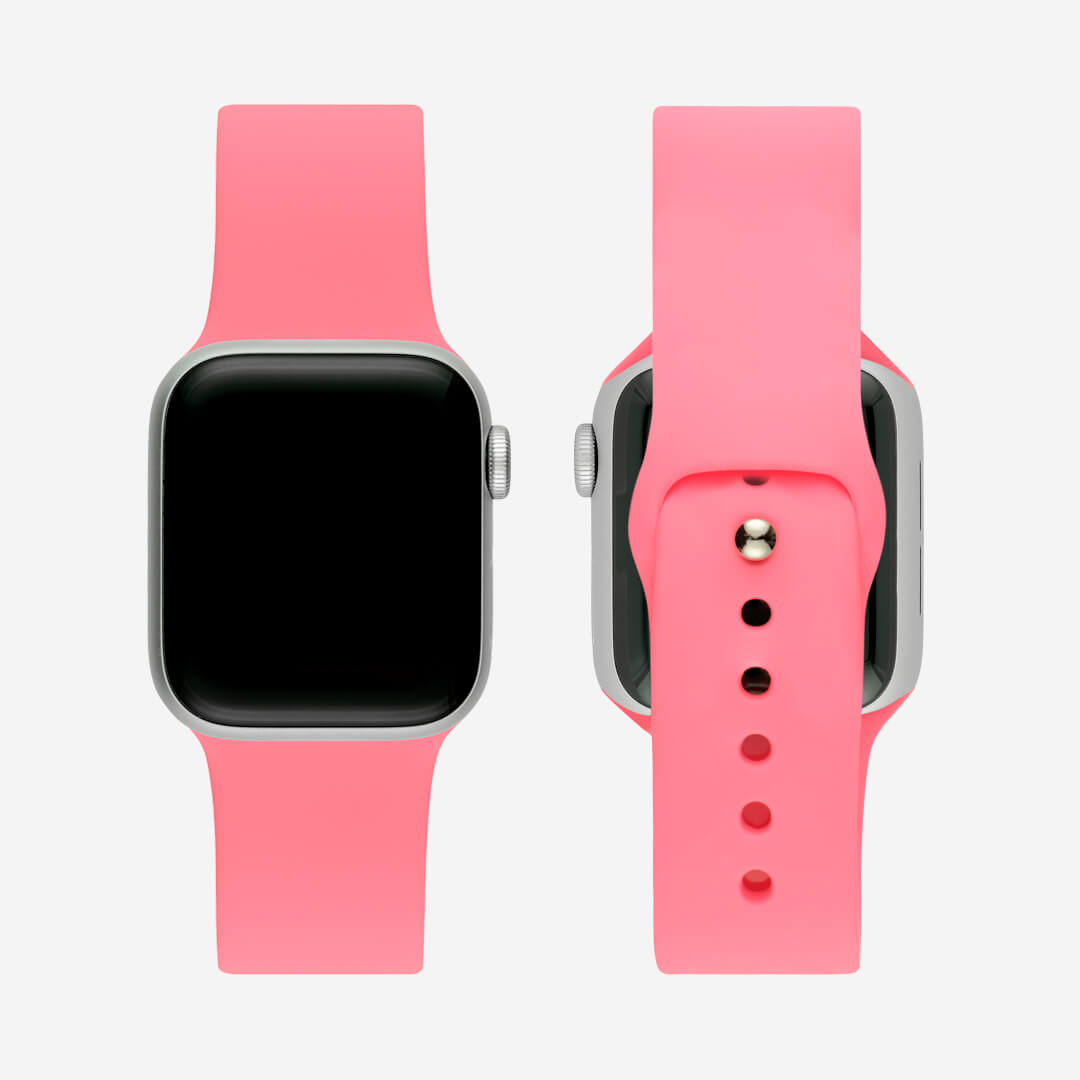 Classic Silicone Apple Watch Band - Baby Pink