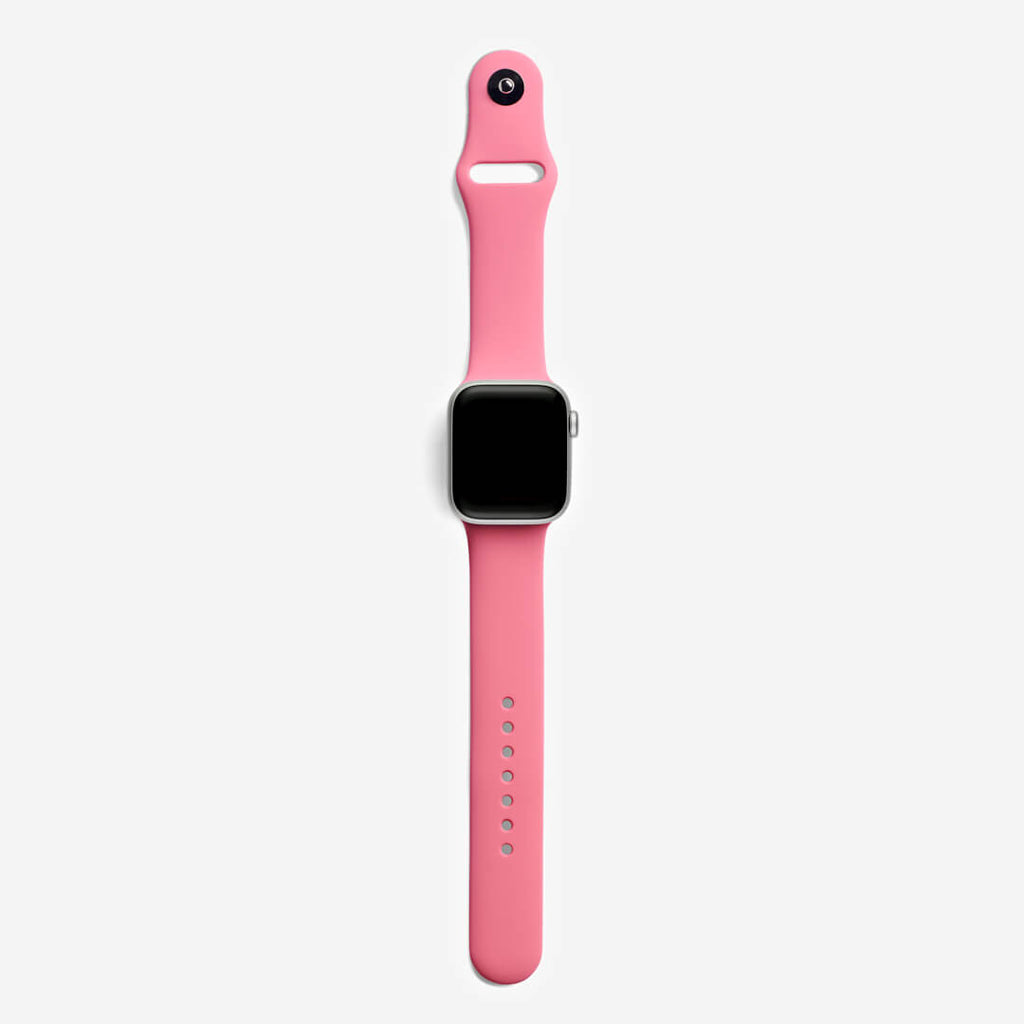 Classic Silicone Apple Watch Band - Baby Pink