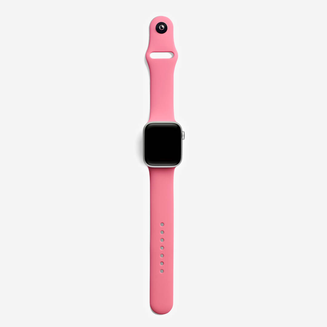 Classic Silicone Apple Watch Band - Baby Pink