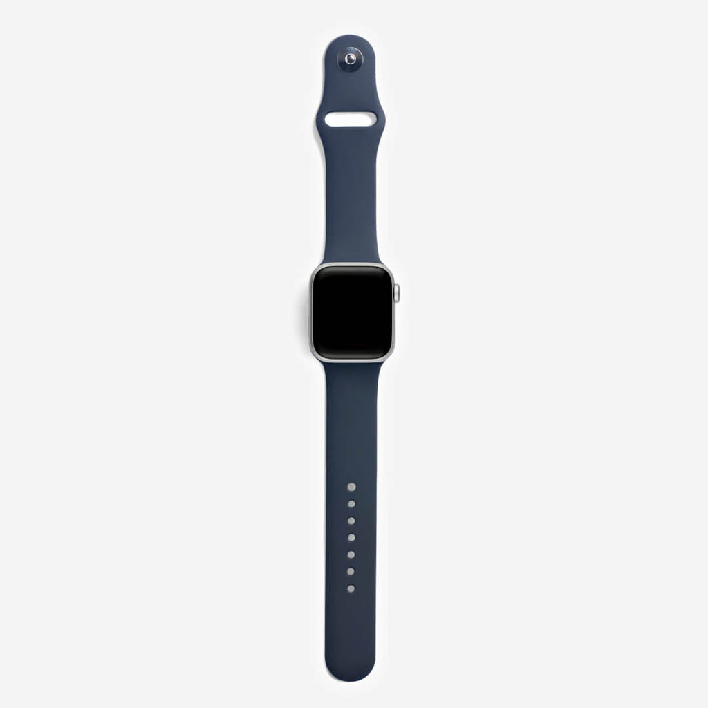 Classic Silicone Apple Watch Band - Black