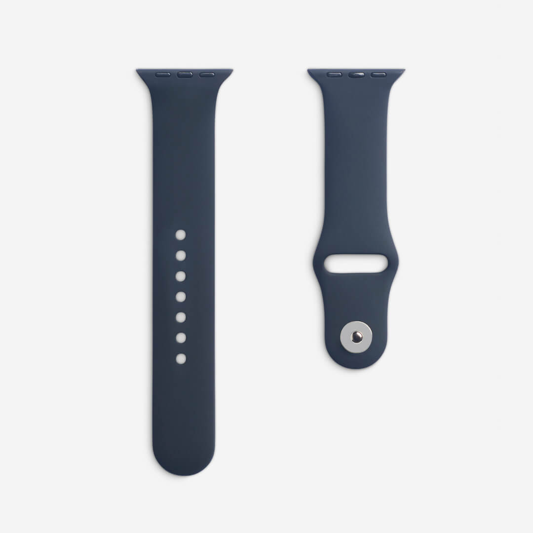 Classic Silicone Apple Watch Band - Black