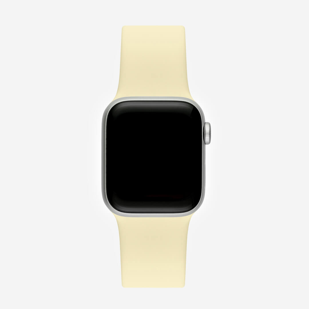 Classic Silicone Apple Watch Band - Buttercream