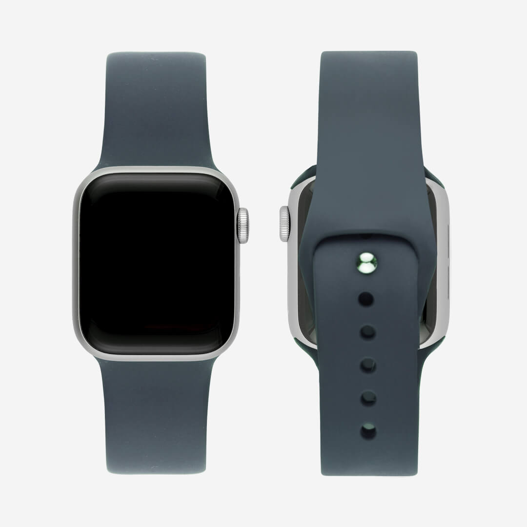 Classic Silicone Apple Watch Band - Charcoal