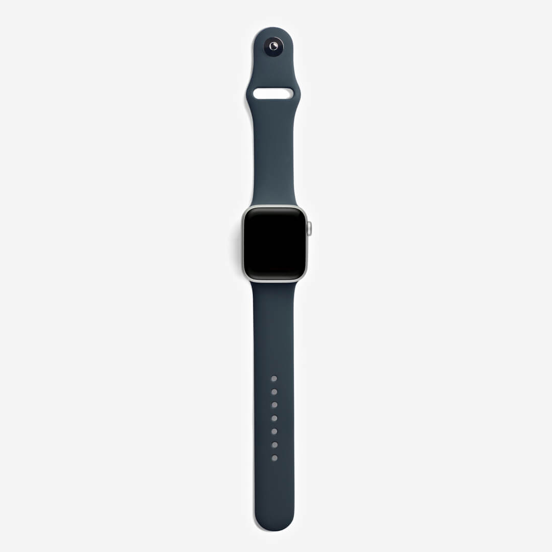 Classic Silicone Apple Watch Band - Charcoal