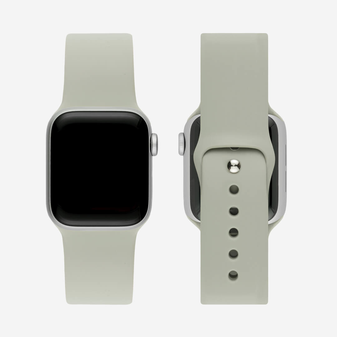 Classic Silicone Apple Watch Band - Concrete