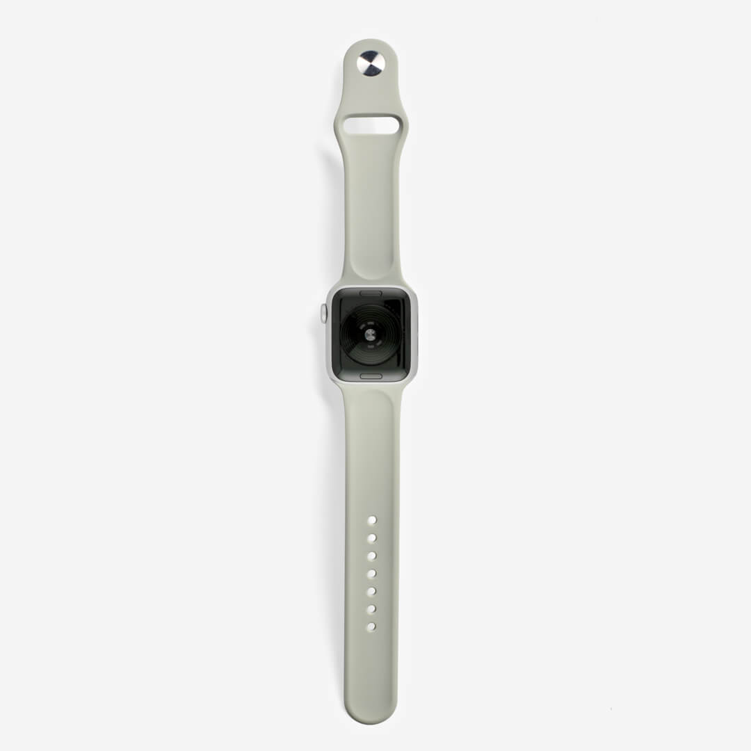 Classic Silicone Apple Watch Band - Concrete