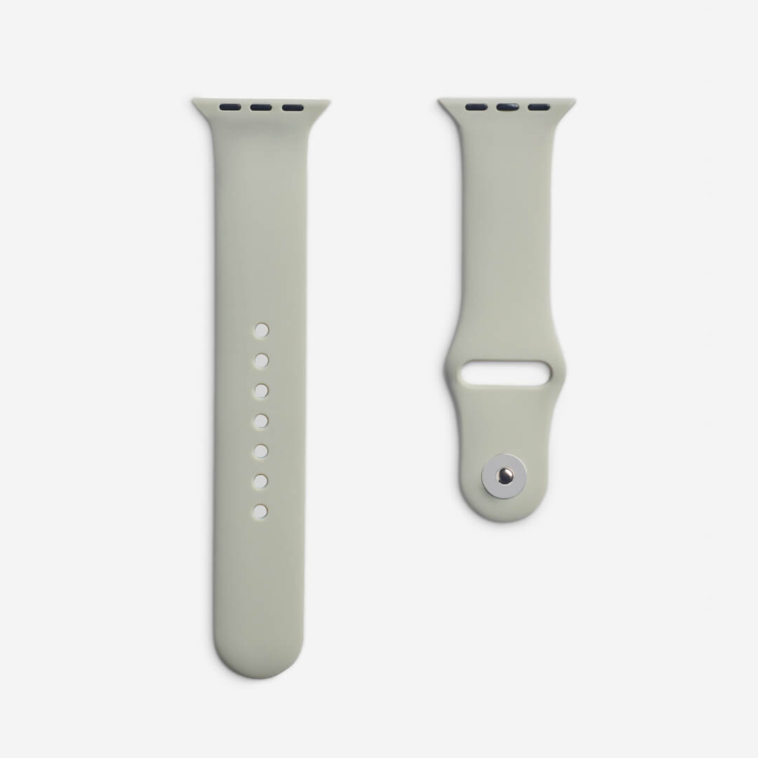 Classic Silicone Apple Watch Band - Concrete