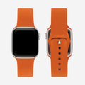 Classic Silicone Apple Watch Band - Dark Orange