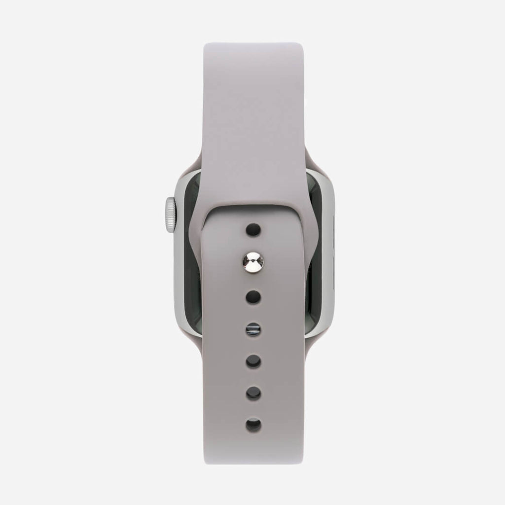 Classic Silicone Apple Watch Band - Gravel