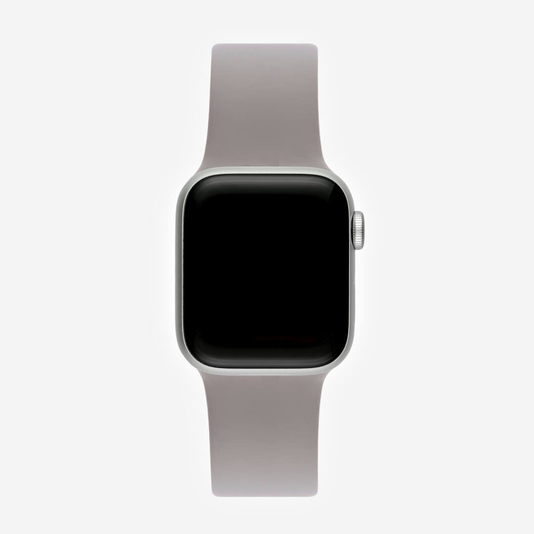 Classic Silicone Apple Watch Band - Gravel