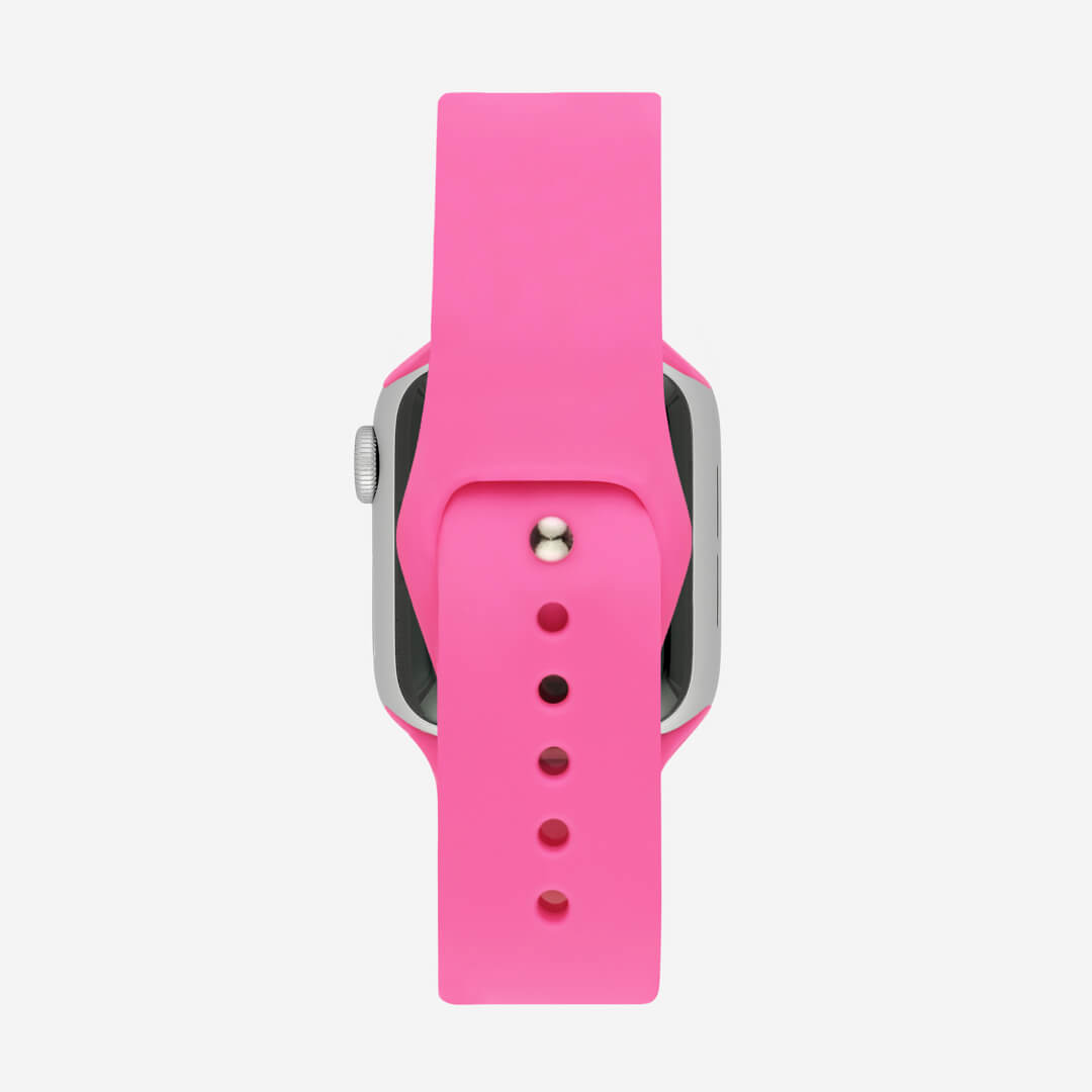 Classic Silicone Apple Watch Band - Hot Pink